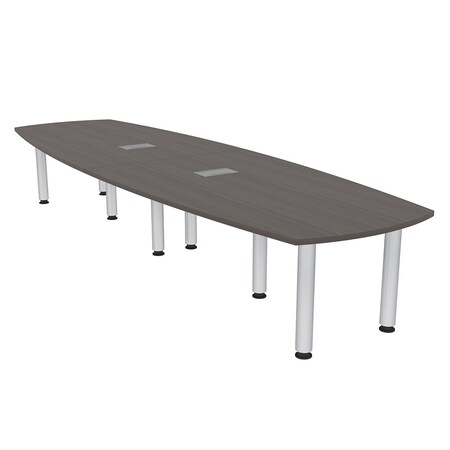 Skutchi Designs 45 in W, 120 in L, 29 in H, Engineered Wood Top, Brown H-ABOT-46119PT-25-EL